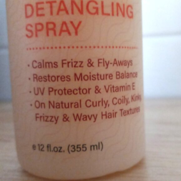 Wet-n-Wavy Calms Frizz Free Detangling Spray 12 fl oz UV Protector Alcohol Free - Picture 3 of 8